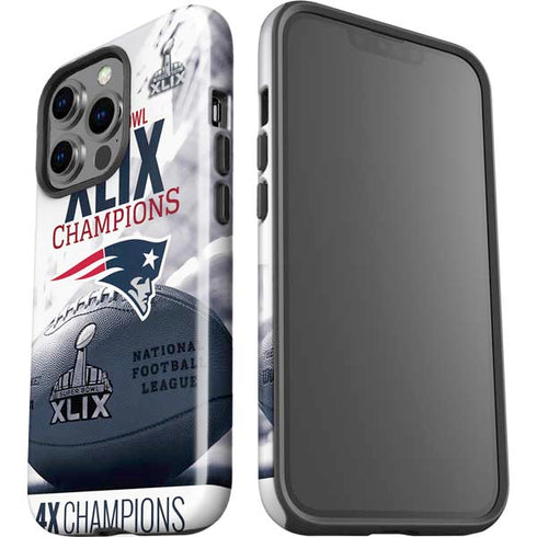 NFL New England Patriots Super Bowl Champs iPhone 15 Pro Impact Case