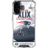 NFL New England Patriots Super Bowl Champs iPhone 16 Clear Case