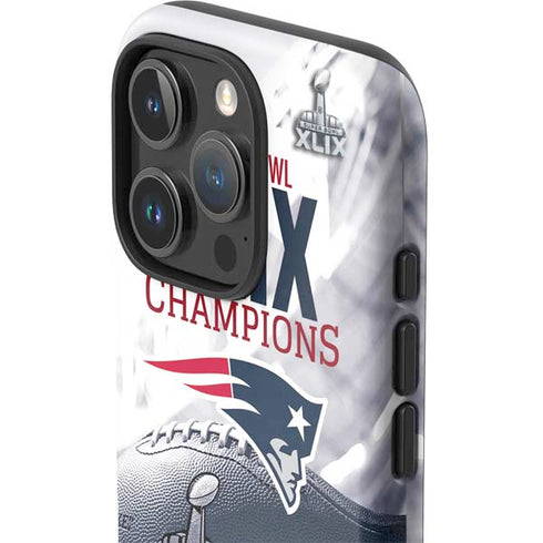 NFL New England Patriots Super Bowl Champs iPhone 16 Pro Max Impact Case