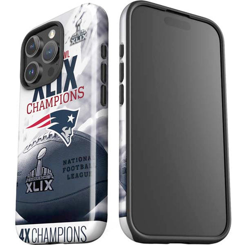 NFL New England Patriots Super Bowl Champs iPhone 16 Pro Max Impact Case