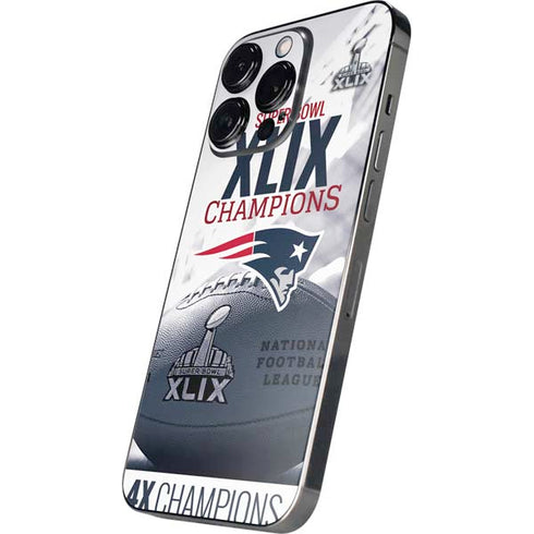 NFL New England Patriots Super Bowl Champs iPhone 16 Pro Max Skin