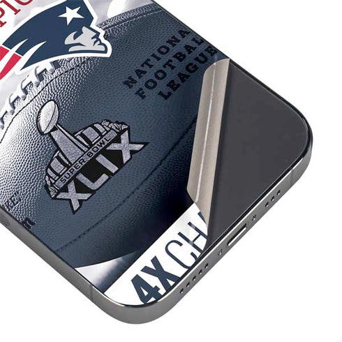 NFL New England Patriots Super Bowl Champs iPhone 16 Pro Skin