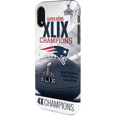 NFL New England Patriots Super Bowl Champs iPhone XR Pro Case