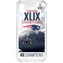 NFL New England Patriots Super Bowl Champs iPhone XS Clear Case