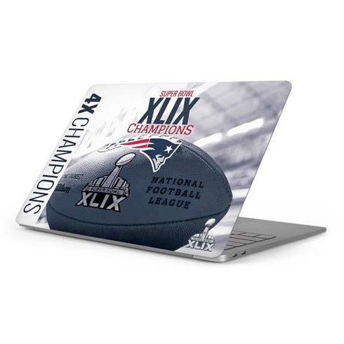 NFL New England Patriots Super Bowl Champs Apple MacBook Pro 16-inch Skin