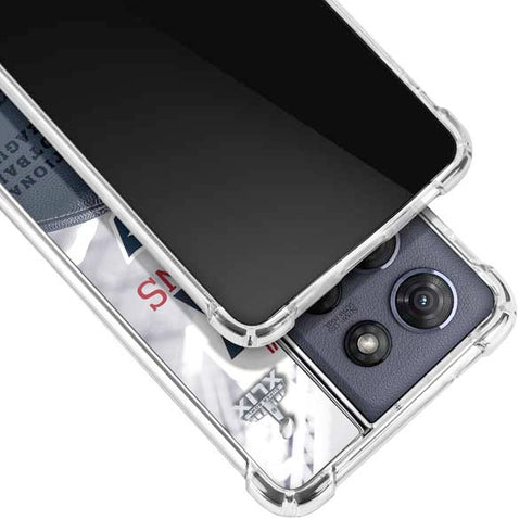NFL New England Patriots Super Bowl Champs Moto G Play 5G (2025) Clear Case