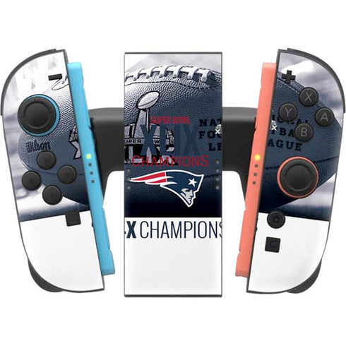 NFL New England Patriots Super Bowl Champs Nintendo Switch 2 (2025) Joy-Con Controller Skin