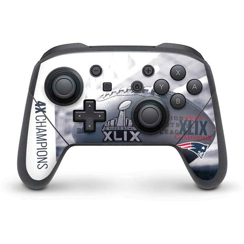 NFL New England Patriots Super Bowl Champs Nintendo Skins