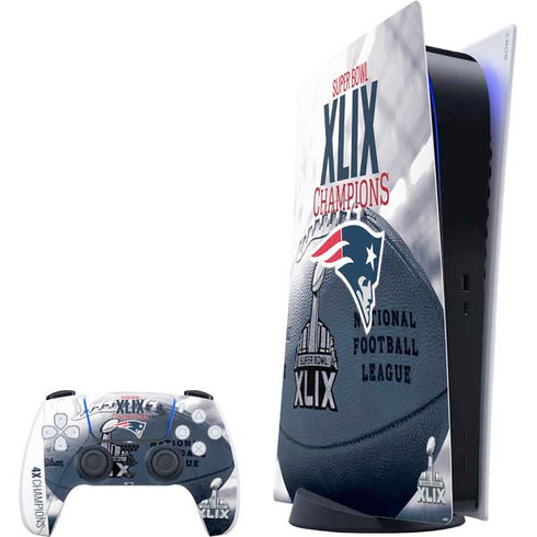 NFL New England Patriots Super Bowl Champs PlayStation PS5 Skins