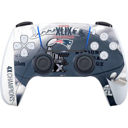 NFL New England Patriots Super Bowl Champs PS5 Pro Disk Bundle Skin