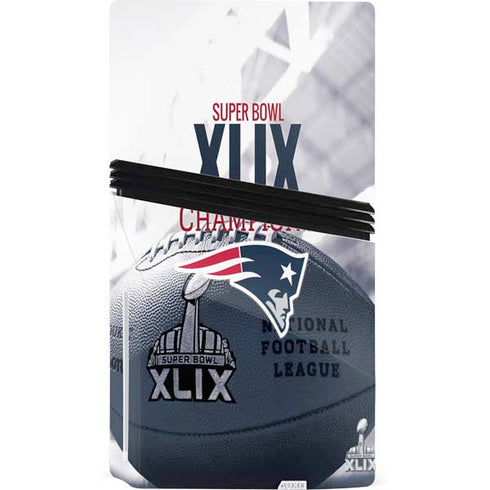 NFL New England Patriots Super Bowl Champs PS5 Pro Disk Console Skin