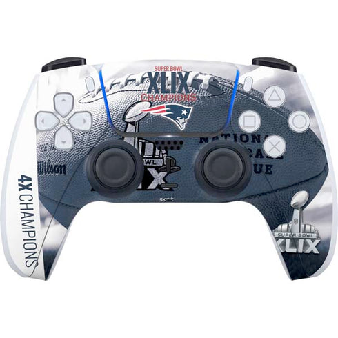 NFL New England Patriots Super Bowl Champs PlayStation PS5 Skins