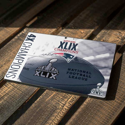 NFL New England Patriots Super Bowl Champs Surface Pro 7 Skin