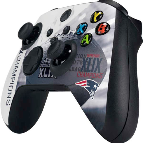 NFL New England Patriots Super Bowl Champs Xbox Series X Controller Skin