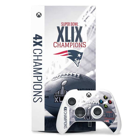 NFL New England Patriots Super Bowl Champs Xbox Series X Skins