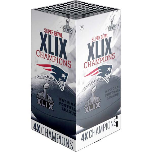 NFL New England Patriots Super Bowl Champs XBox Series X Digital Edition Console Skin