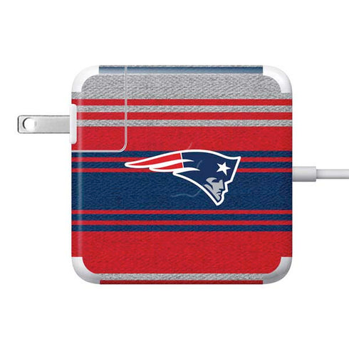 NFL New England Patriots Trailblazer 85W Power Adapter (15 and 17 inch MacBook Pro Charger) Skin