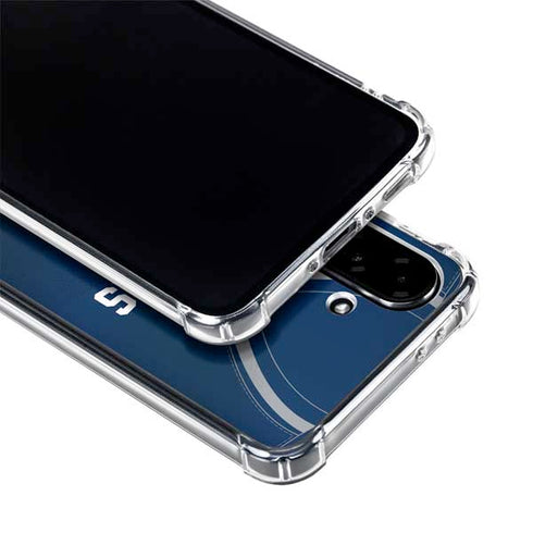 NFL New England Patriots Team Jersey Galaxy A36 5G Clear Case