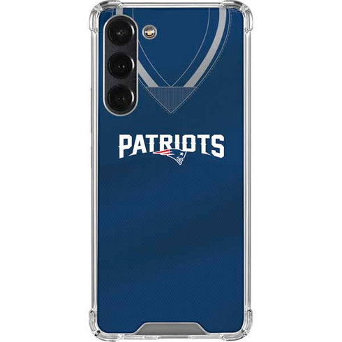 NFL New England Patriots Team Jersey Galaxy S24 FE Clear Case