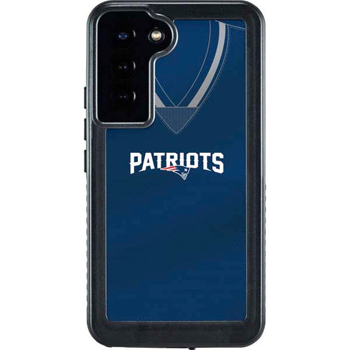 NFL New England Patriots Team Jersey Galaxy S24 Plus Waterproof Case