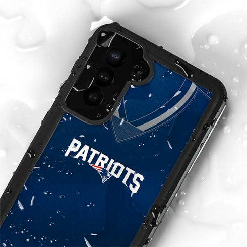 NFL New England Patriots Team Jersey Galaxy S24 Plus Waterproof Case