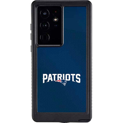 NFL New England Patriots Team Jersey Galaxy S24 Ultra Waterproof Case