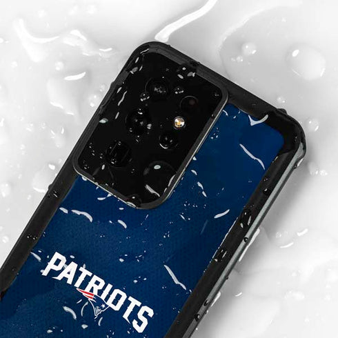 NFL New England Patriots Team Jersey Galaxy S24 Ultra Waterproof Case