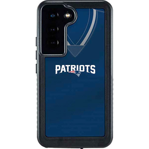 NFL New England Patriots Team Jersey Galaxy S24 Waterproof Case