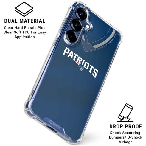 NFL New England Patriots Team Jersey Galaxy S25 Clear Case