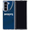 NFL New England Patriots Team Jersey Galaxy Z Fold5 5G Clear Case