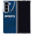 NFL New England Patriots Team Jersey Galaxy Z Fold5 5G Clear Case