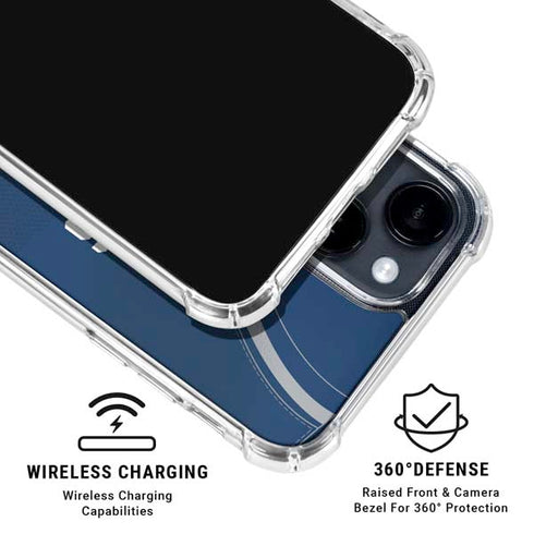 NFL New England Patriots Team Jersey iPhone 15 Clear Case