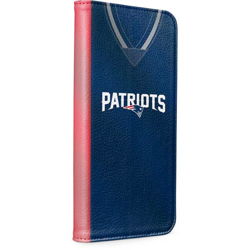 NFL New England Patriots Team Jersey iPhone 15 Folio Case