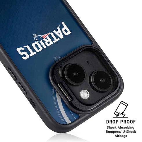 NFL New England Patriots Team Jersey iPhone 15 Plus Kickstand Case
