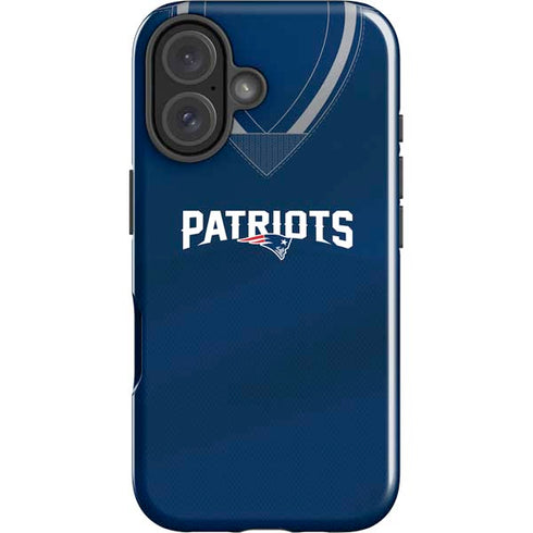 NFL New England Patriots Team Jersey iPhone 16 Impact Case