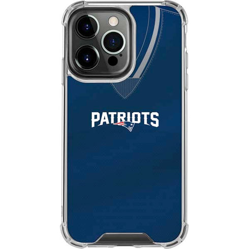 NFL New England Patriots Team Jersey iPhone 16 Pro Clear Case