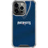 NFL New England Patriots Team Jersey iPhone 16 Pro Clear Case