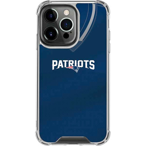NFL New England Patriots Team Jersey iPhone 16 Pro Max Clear Case