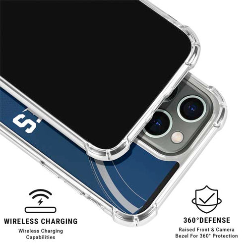 NFL New England Patriots Team Jersey iPhone 16 Pro Max Clear Case