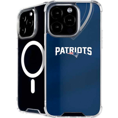 NFL New England Patriots Team Jersey iPhone 16 Pro Max MagSafe Case