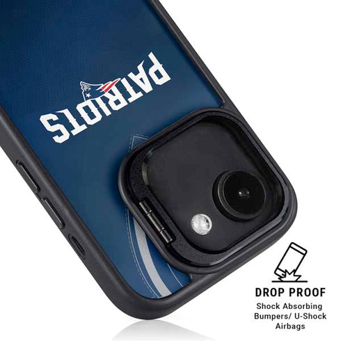 NFL New England Patriots Team Jersey iPhone 16e Kickstand Case