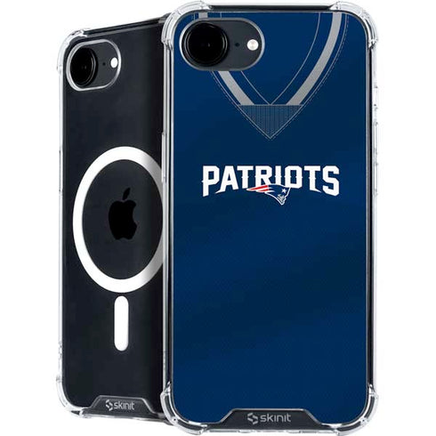 NFL New England Patriots Team Jersey iPhone 16e MagSafe Case