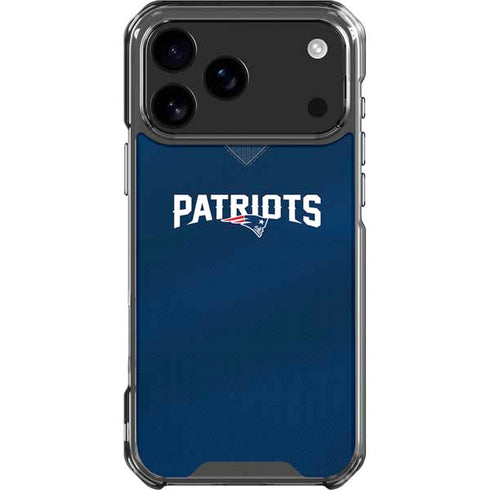 NFL New England Patriots Team Jersey iPhone 18 Pro Max Clear Case