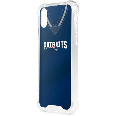 NFL New England Patriots Team Jersey iPhone XS Clear Case