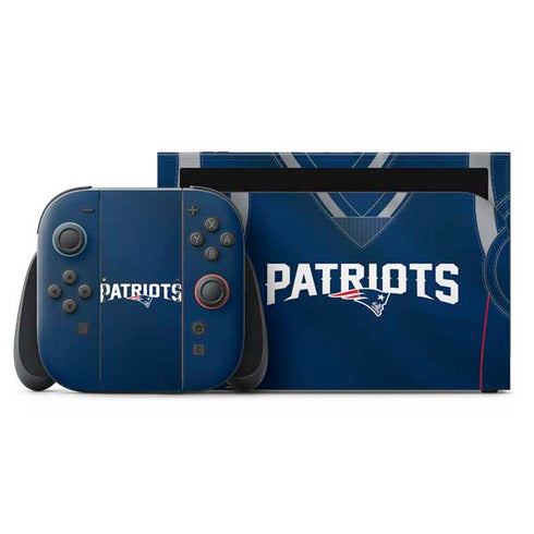 NFL New England Patriots Team Jersey Nintendo Skins