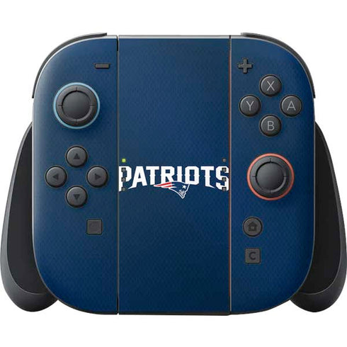 NFL New England Patriots Team Jersey Nintendo Switch 2 (2025) Joy-Con Controller Skin
