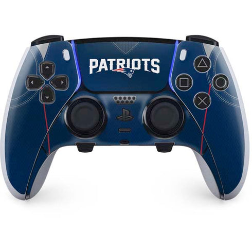 NFL New England Patriots Team Jersey PS5 DualSense Edge Pro Controller Skin