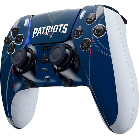 NFL New England Patriots Team Jersey PS5 DualSense Edge Pro Controller Skin