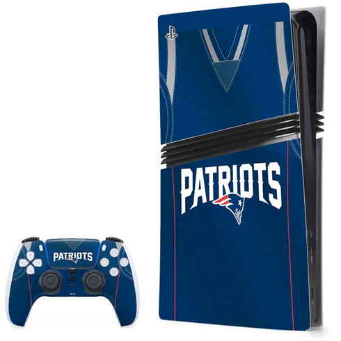 NFL New England Patriots Team Jersey PS5 Pro Bundle Skin