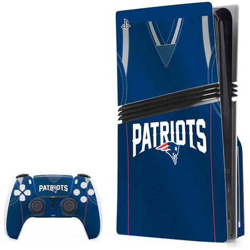 NFL New England Patriots Team Jersey PS5 Pro Disk Bundle Skin